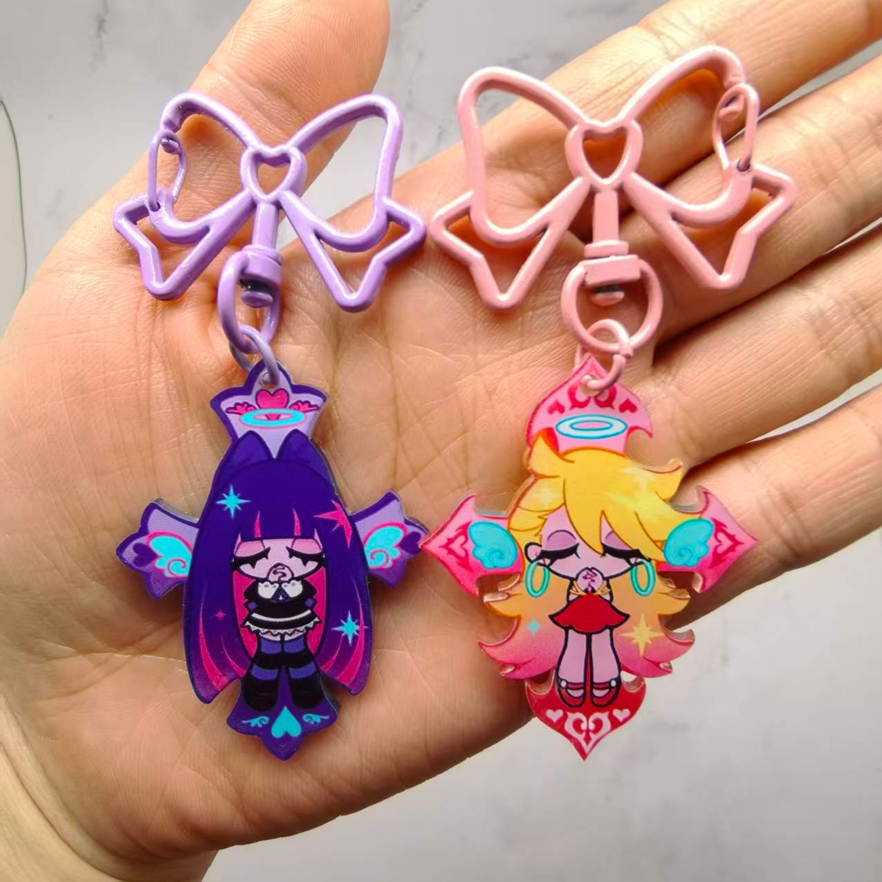 Christmas Stocking Hanging - Gantungan Kunci Anime Panty & Stocking