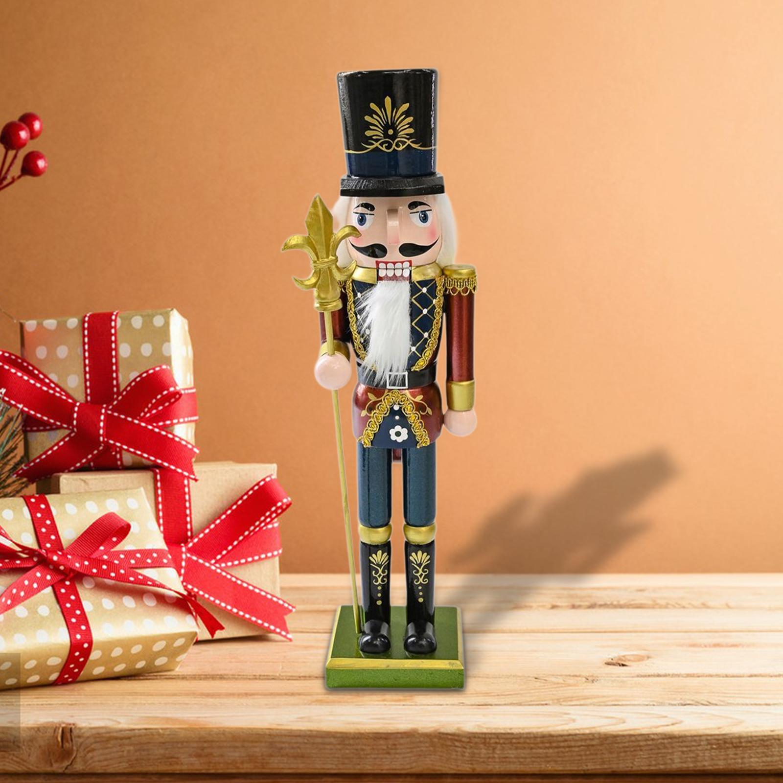 Nutcracker Figurine - Figur Pemecah Kacang Kayu Dekorasi Natal