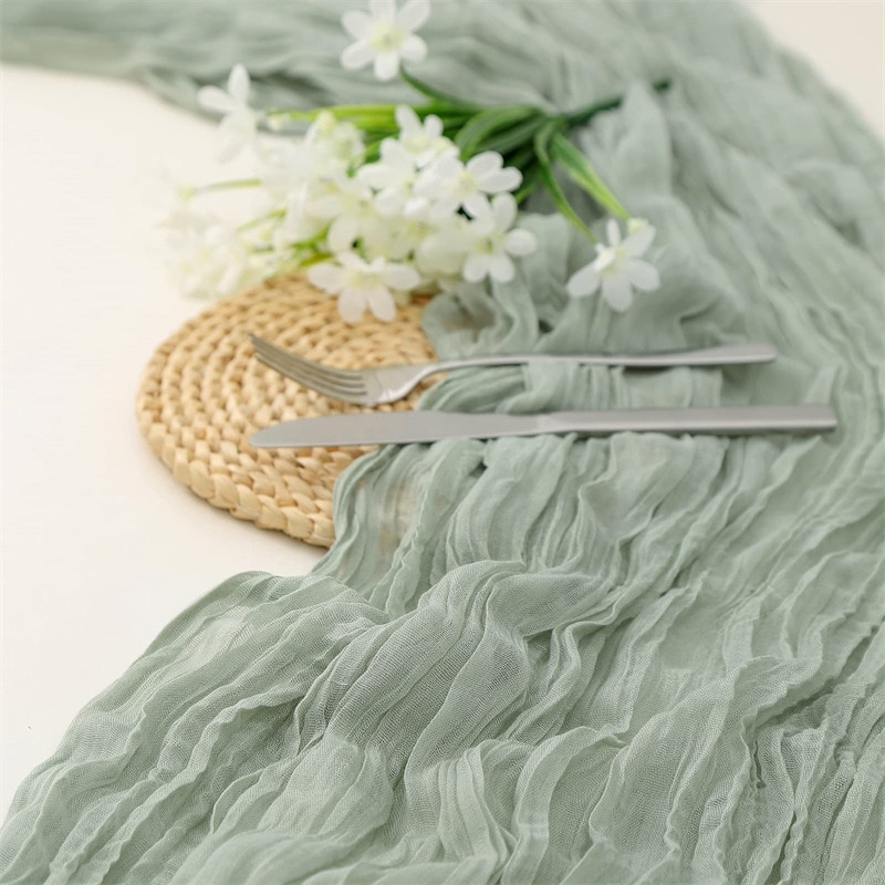 Christmas Table Runner - Kasa semi-tipis untuk pesta pernikahan, jamuan