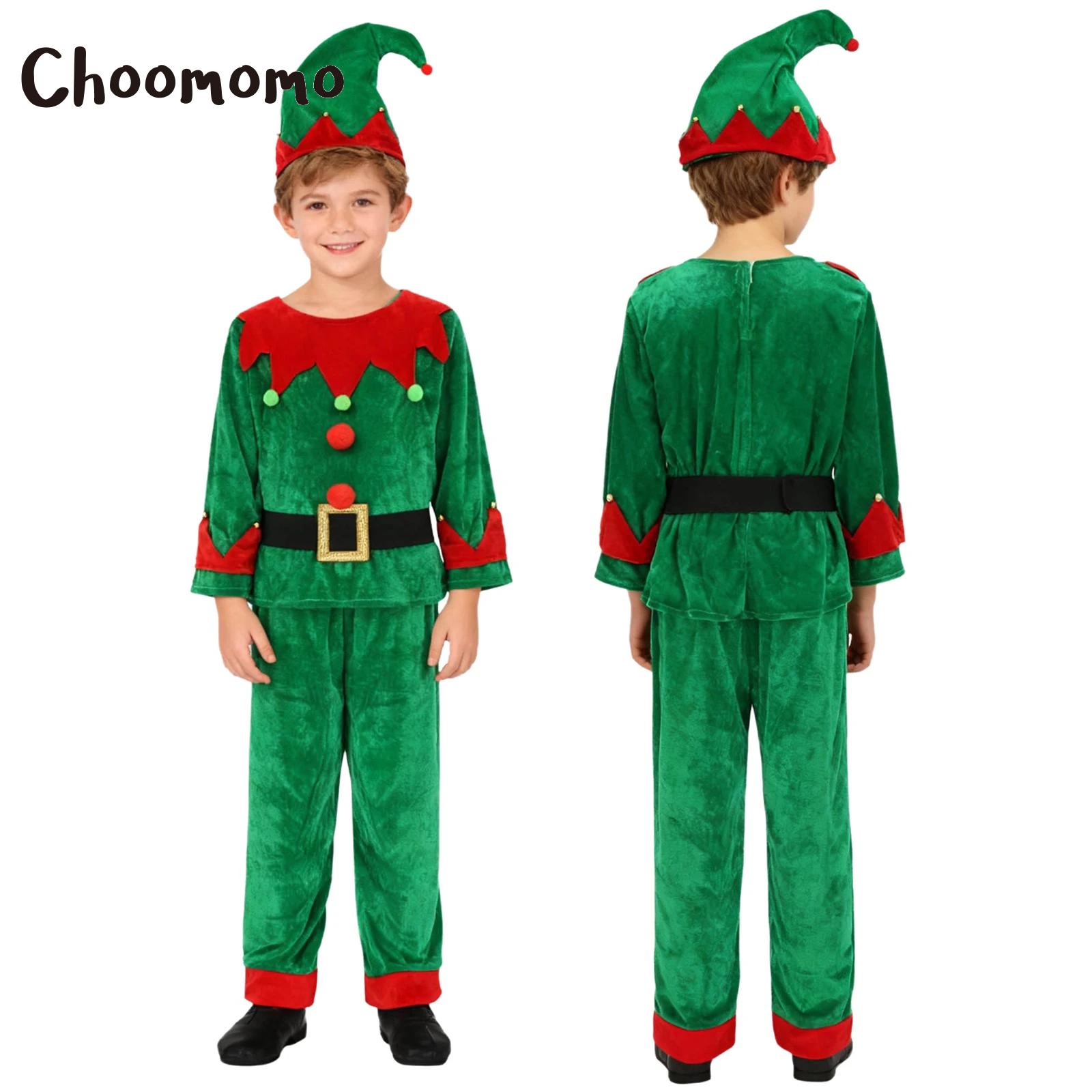 Elf Costume Christmas - Kostum Elf Natal untuk Anak Laki-laki,