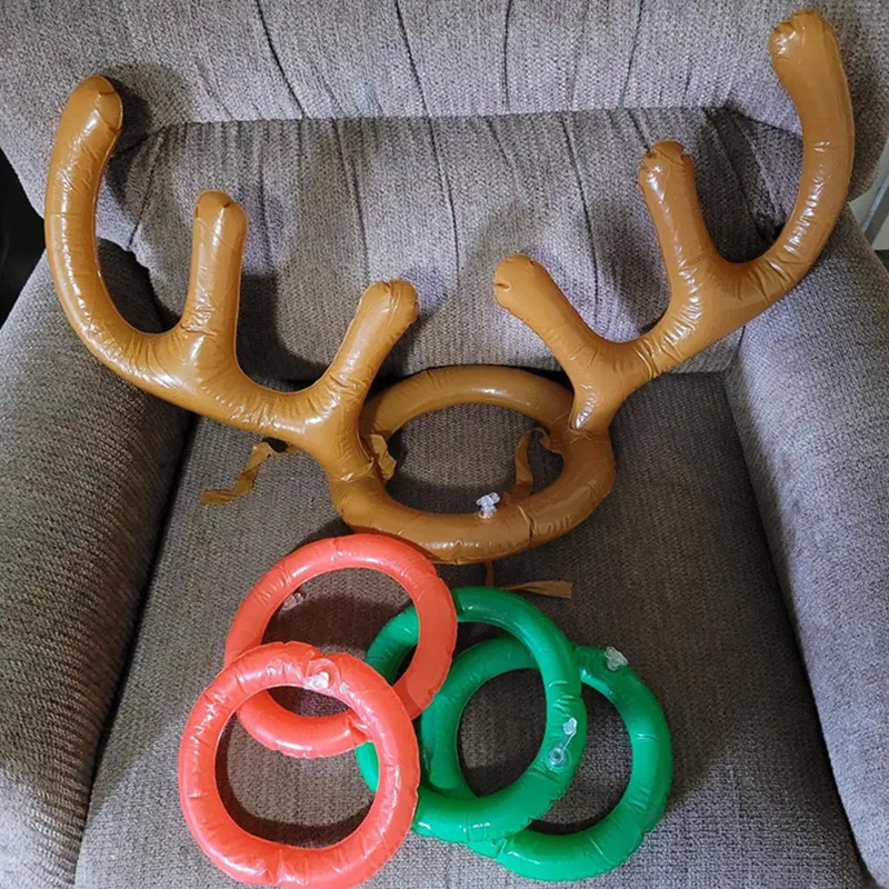 Reindeer Antlers Headband - 1/3/5set permainan Natal balon rusa kutub