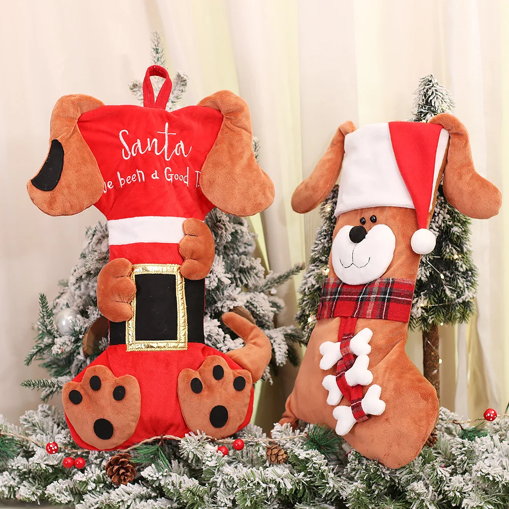 Stoking Natal 3D Bentuk Hewan  - Christmas Stocking Hanging ulasan dan harga