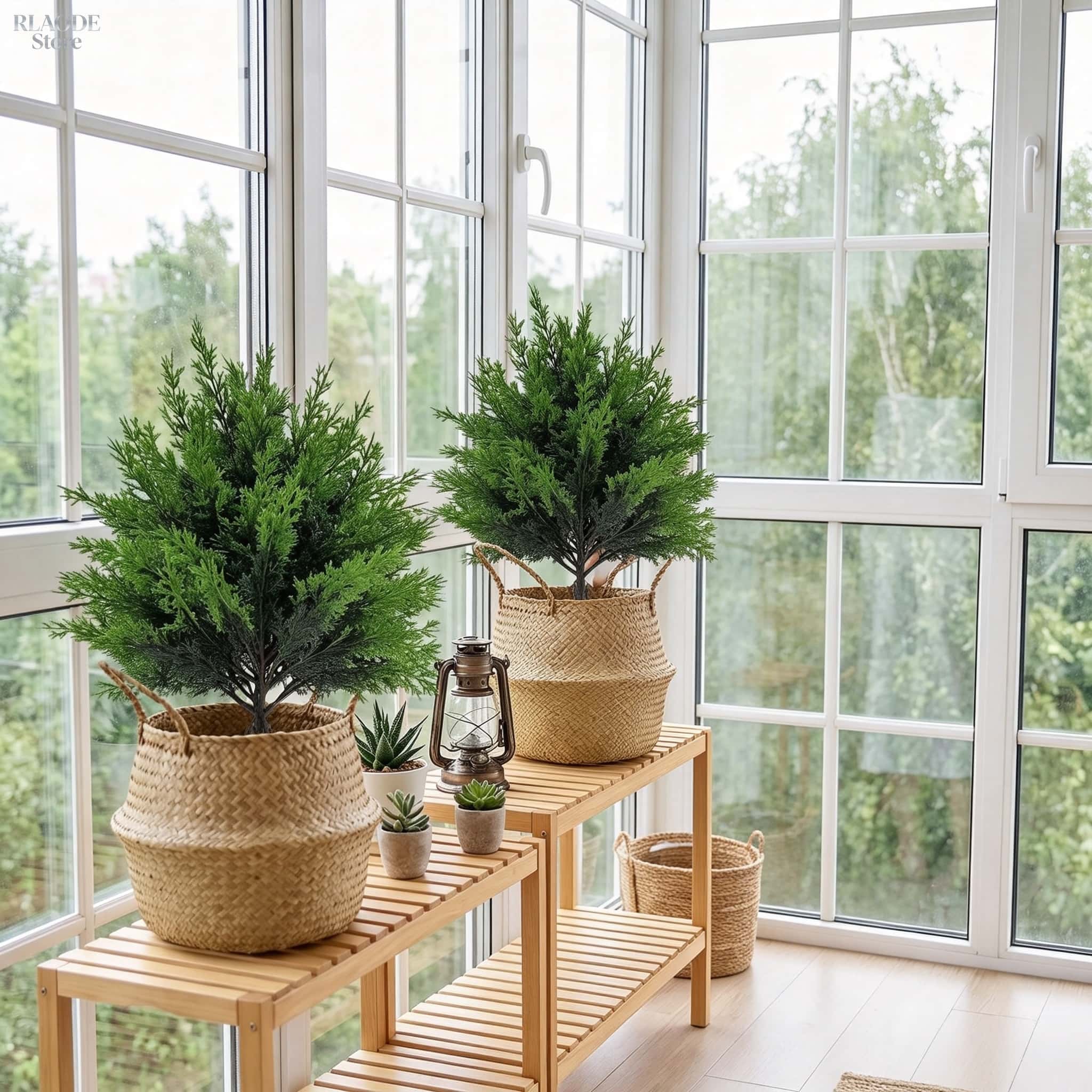 2 Buah Tanaman Hijau Buatan Lu - Christmas Tree Artificial ulasan dan harga