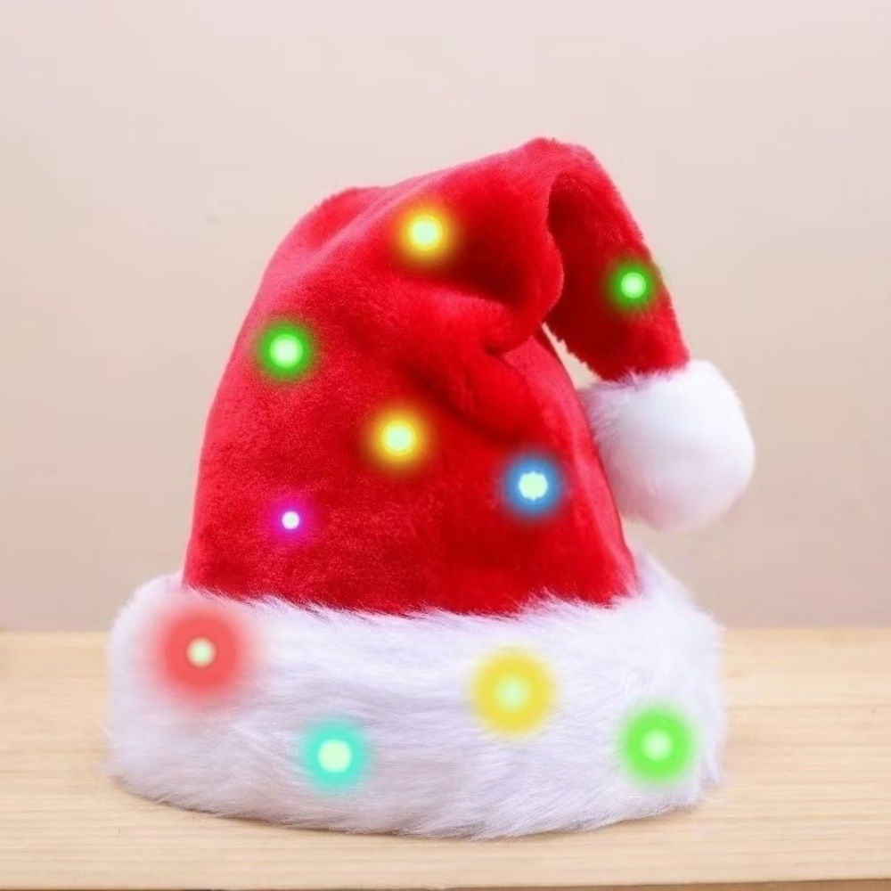 Topi Santa Natal Lumination Me - Santa Hat Plush ulasan dan harga