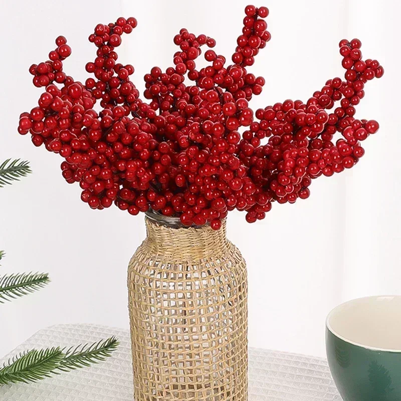 Ranting Buah Berry Merah Buata - Christmas Tree Artificial ulasan dan harga