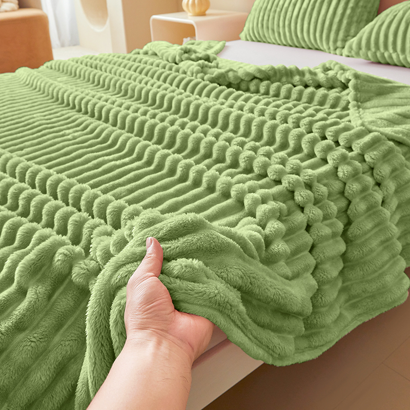Selimut Bulu Kelinci Palsu Mew - Christmas Throw Blanket ulasan dan harga