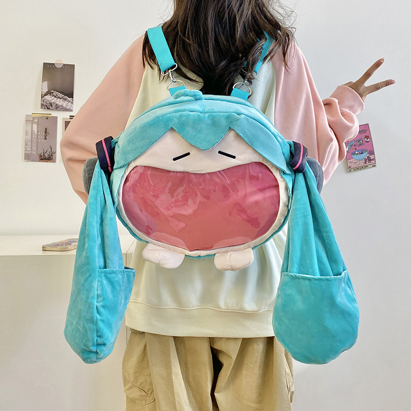 2026 Tas Bahu Anime Hatsune Mi - Santa Hat Plush ulasan dan harga