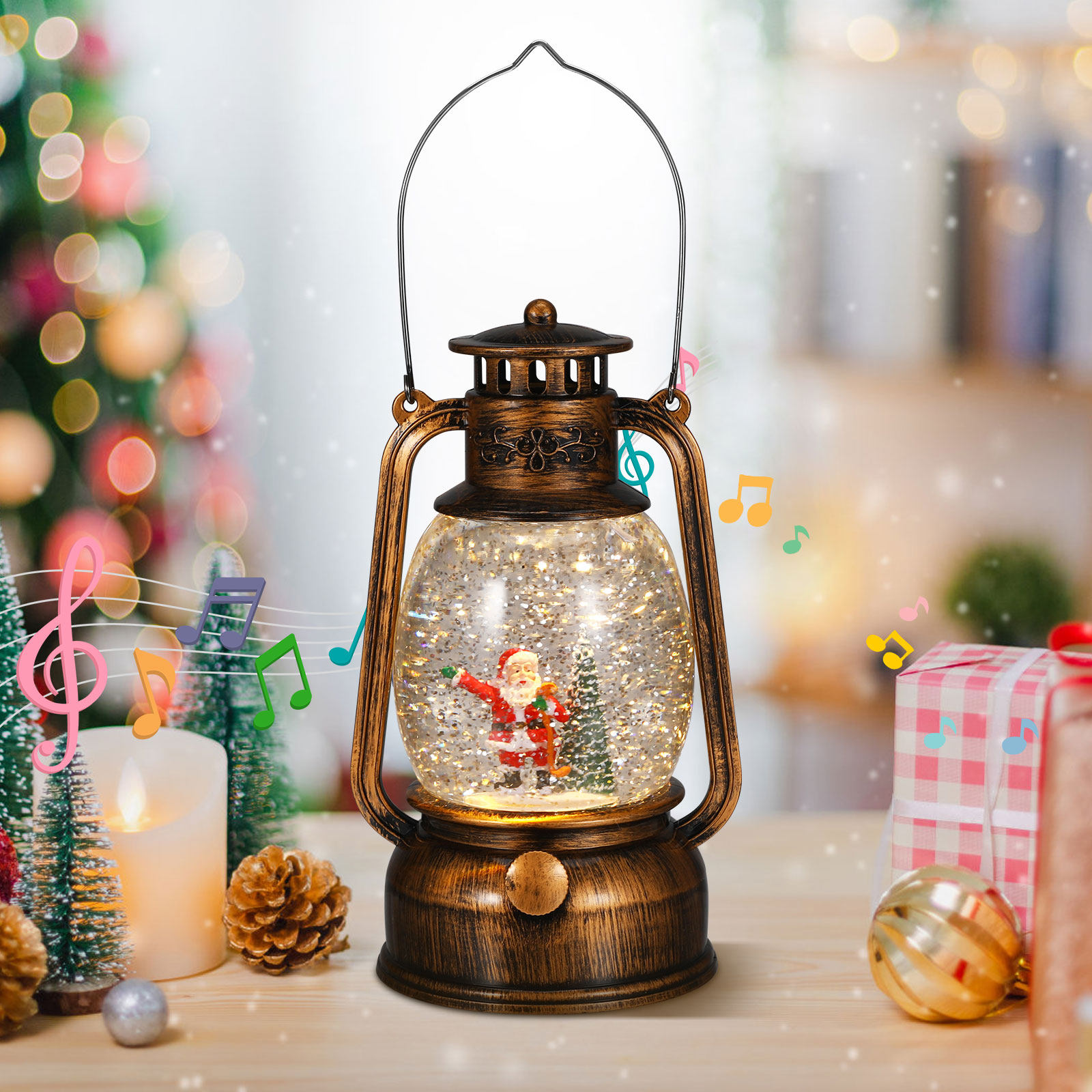 Lampu Bola Salju Musikal Berca - Snow Globe Musical ulasan dan harga