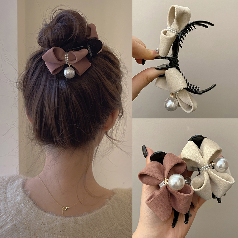 1 buah klip cakar rambut dasi  - Ribbon Bow Gift ulasan dan harga