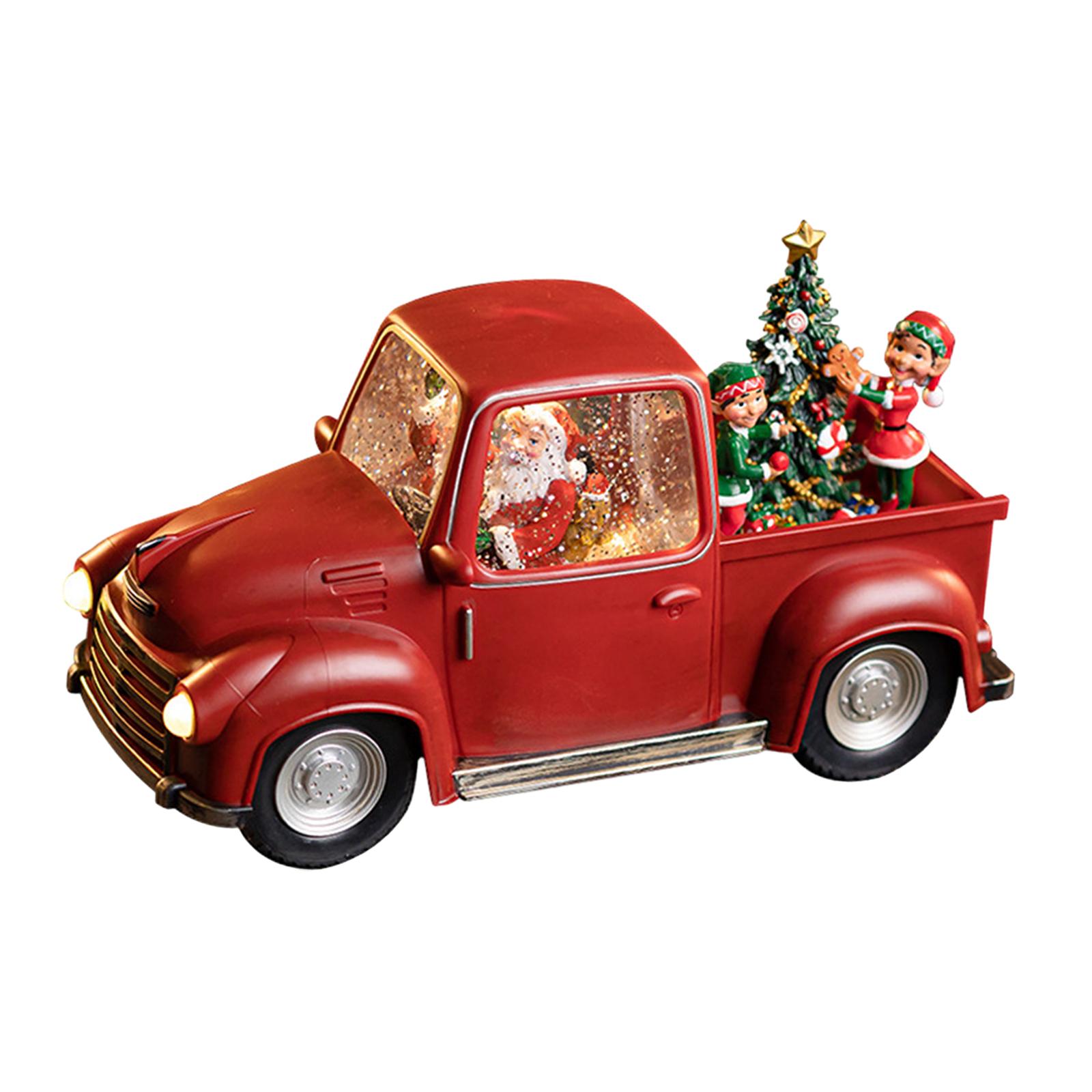 Dekorasi Natal Model Truk Sant - Snow Globe Musical ulasan dan harga