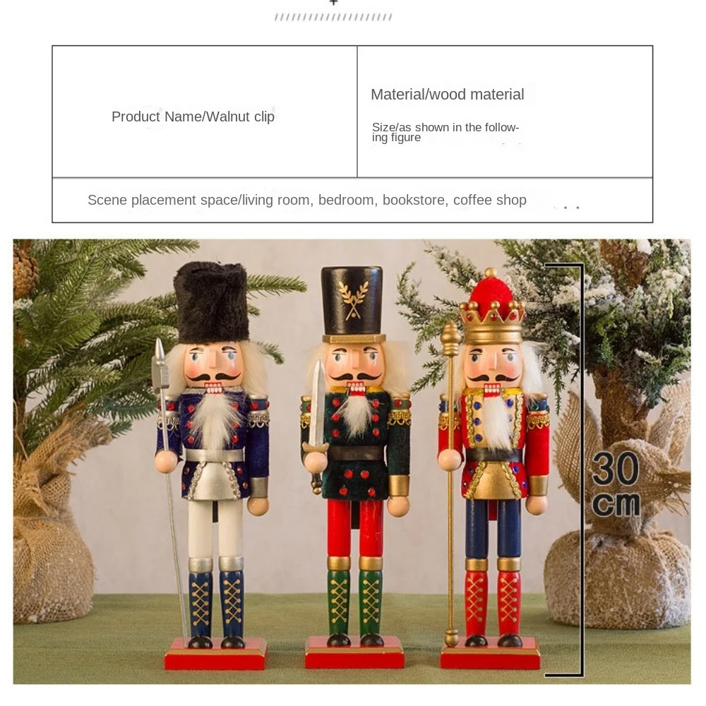 Ornamen Natal Vintage Nutcrack - Nutcracker Figurine ulasan dan harga