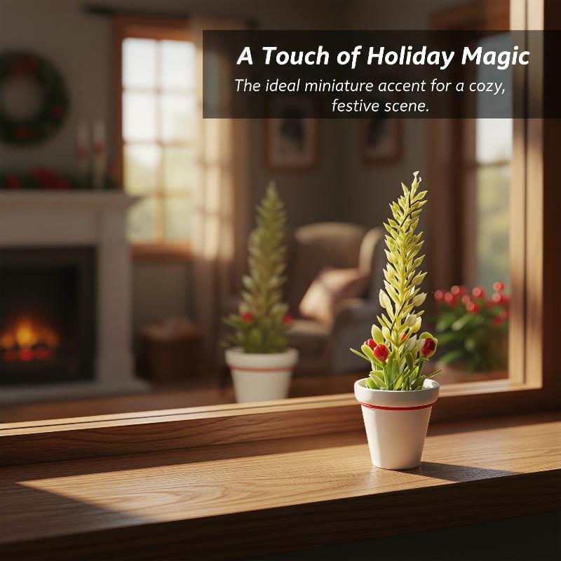 Model Pohon Natal Mini dalam P - Christmas Tree Artificial ulasan dan harga