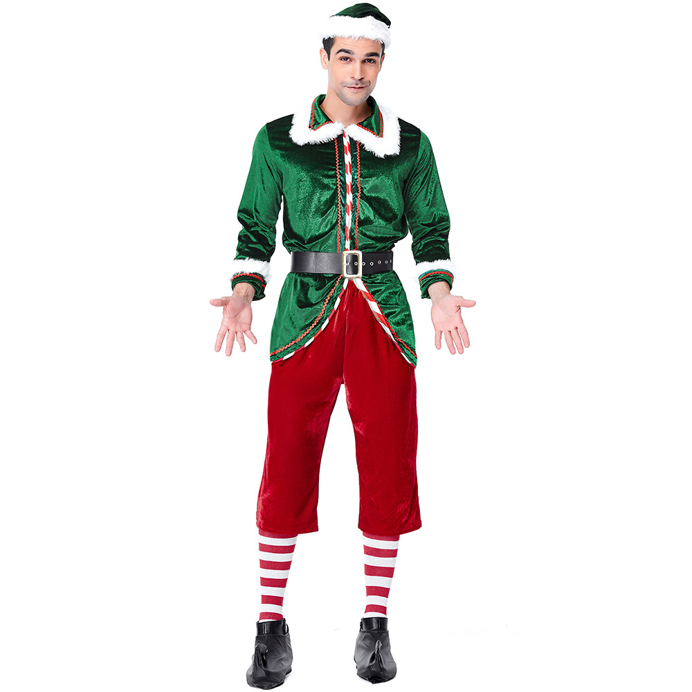 Kostum Santa Claus Wanita Pria - Elf Costume Christmas ulasan dan harga