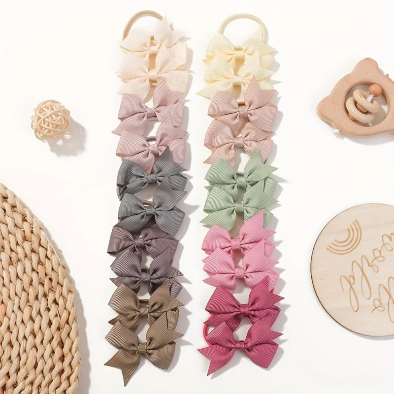 20 Buah/Lot Ikat Rambut Pita C - Ribbon Bow Gift ulasan dan harga
