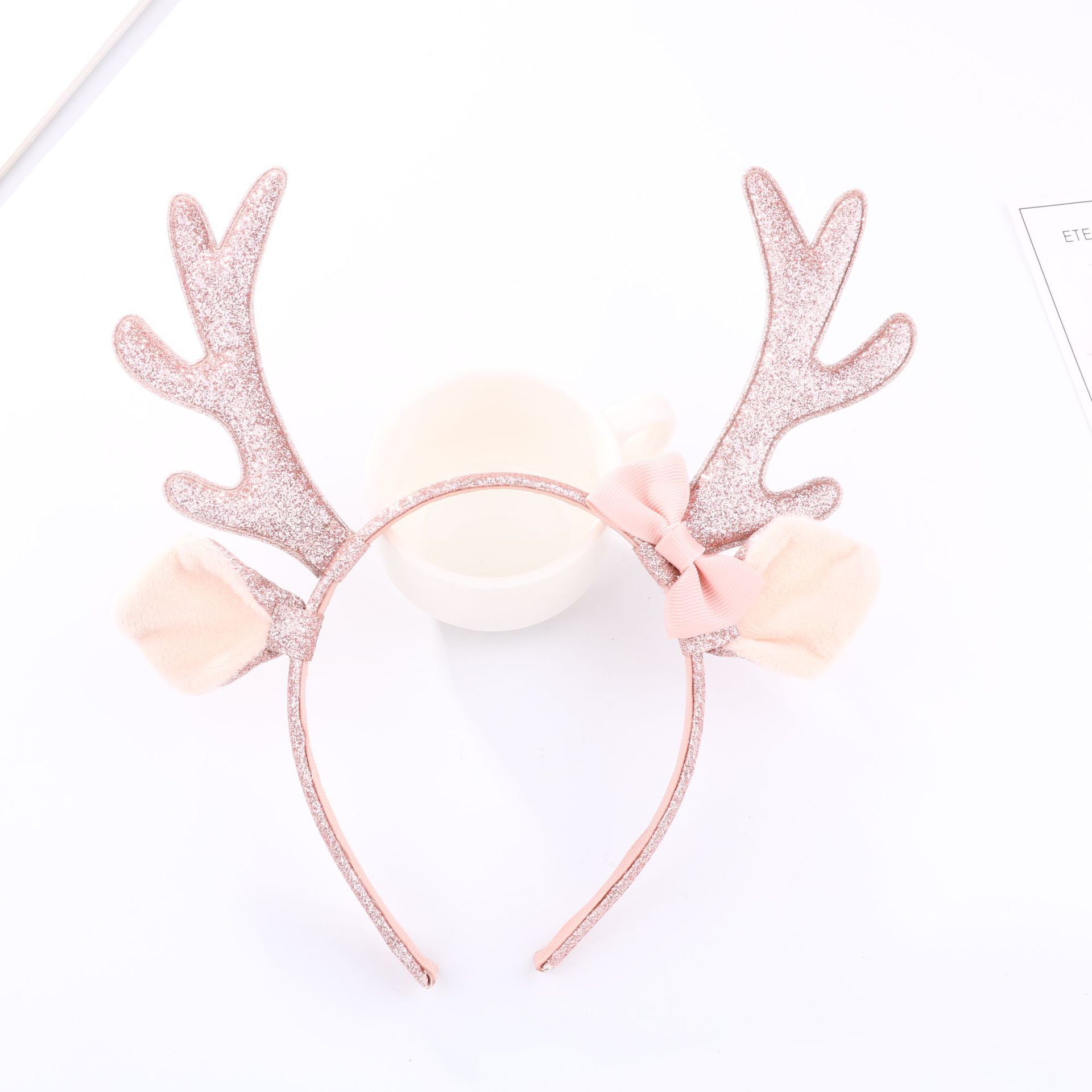 Ikat Kepala Tanduk Rusa Merah  - Reindeer Antlers Headband ulasan dan harga
