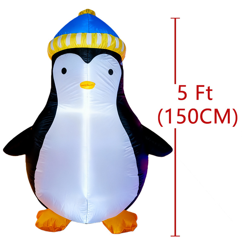 Model Penguin Natal Tiup 1,5M, - Christmas Lights Outdoor ulasan dan harga