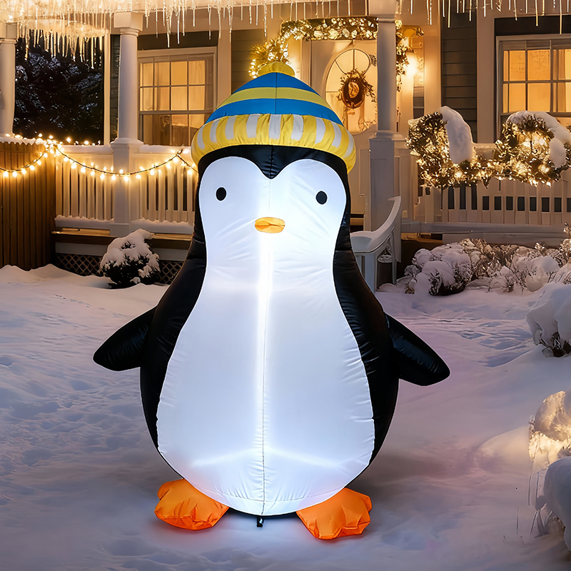 Model Penguin Natal Tiup 1,5M, - Christmas Lights Outdoor ulasan dan harga