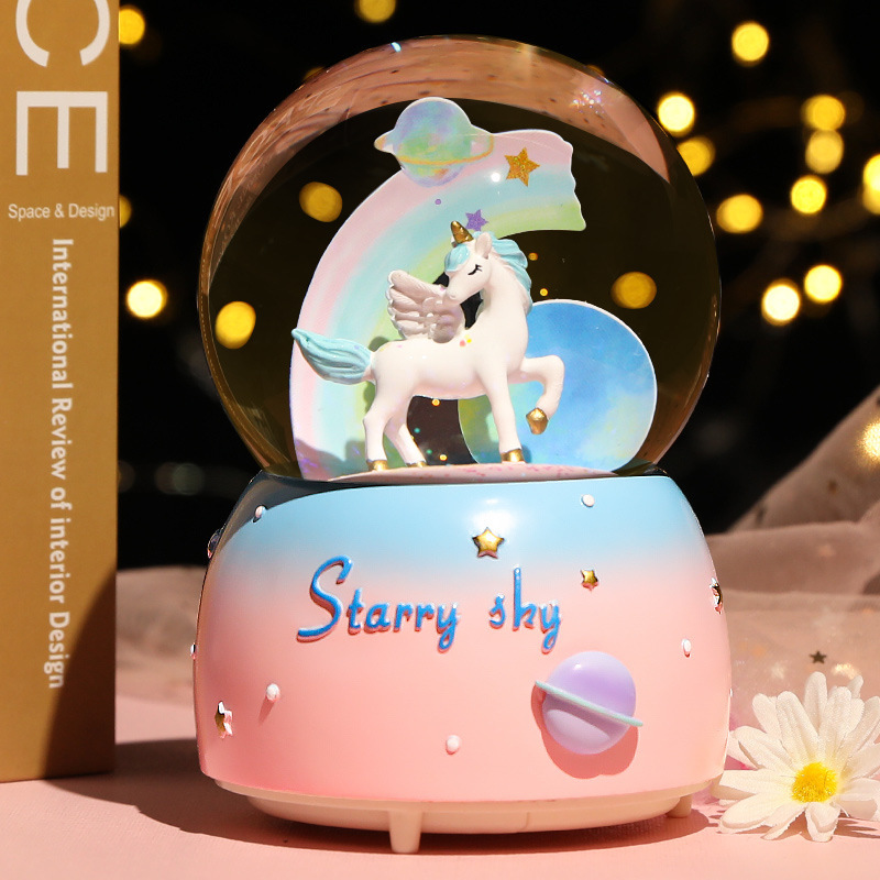 Kotak musik bola kristal anak  - Snow Globe Musical ulasan dan harga