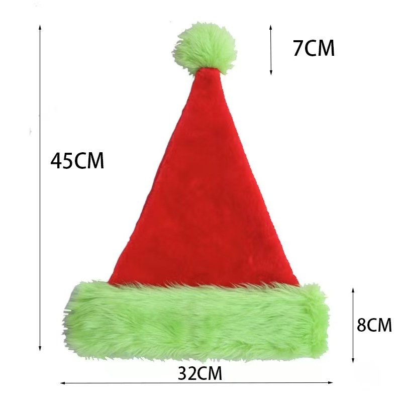 1 Buah/10 Buah Topi Santa Nata - Santa Hat Plush ulasan dan harga